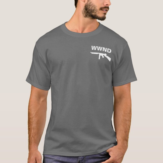 T-shirt Ce qui Nucky ferait (Devant)