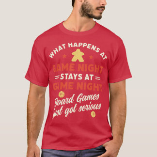 T-shirt Ce qui se passe à Game Night Funny Board Games Cit