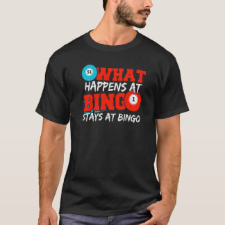 T-shirt Ce Qui Se Passe Au Bingo Reste Au Bingo Player