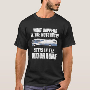 T-shirt Ce qui se passe dans le camping-car Rving Camping
