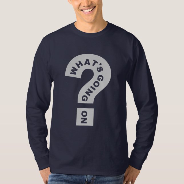 T-shirt Ce qui se passe en chemise (Devant)