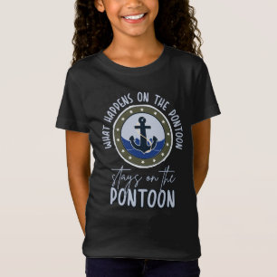 T-Shirt Ce qui se passe sur le ponton reste sur le ponton