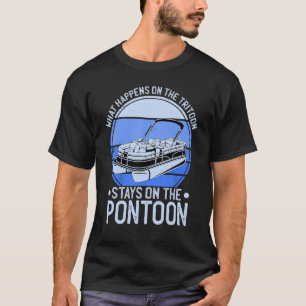 T-shirt Ce Qui Se Passe Sur Le Ponton Reste Sur Le Ponton