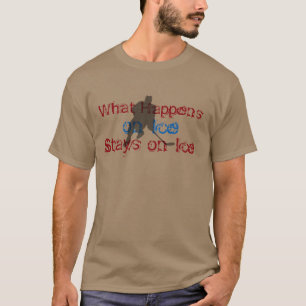 T-shirt ce qui se produit sur des séjours de glace sur le