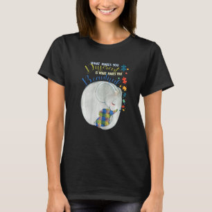T-shirt Ce Qui Vous Fait Différent Beau Éléphant Maman Au