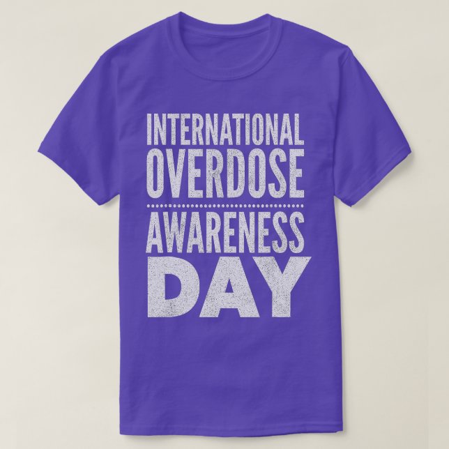 T-shirt Ce Ruban Violet Internationale Adjudication (Design devant)