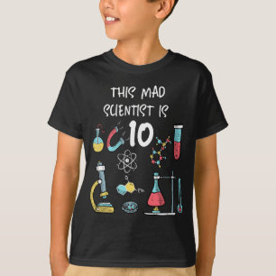 T-shirt Ce scientifique fou a dix ans