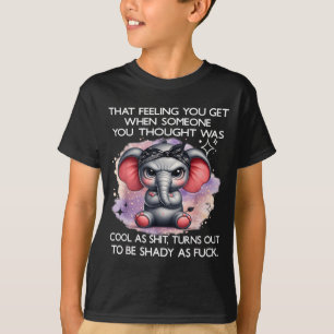 T-shirt Ce sentiment que l'on obtient quand quelqu'un pens