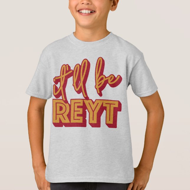 T-shirt Ce sera Reyt Yorkshire English Slang (Devant)
