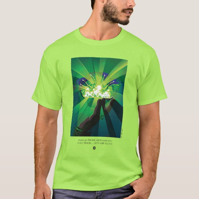 T-shirt Ce Sont Des Hommes Courageux Qui Touchent À Notre  (Devant)