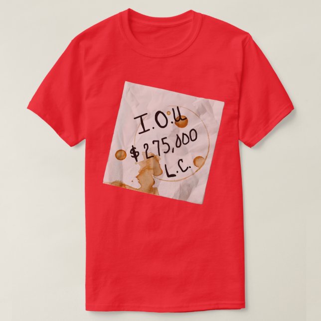 T-shirt Ce sont des IOU (Design devant)