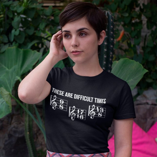 T-shirt Ce Sont Des Temps Difficiles Cadeau De Musique Pou (Créateur téléchargé)