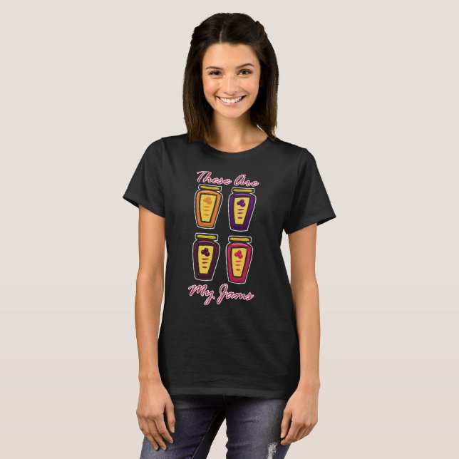 T-shirt Ce sont mes jams (Devant entier)