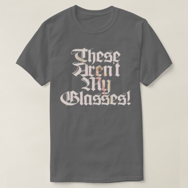 T-shirt Ce Sont Mes Lunettes (Design devant)