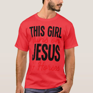 T-shirt Ce spectacle équestre fonctionne avec Jésus et les