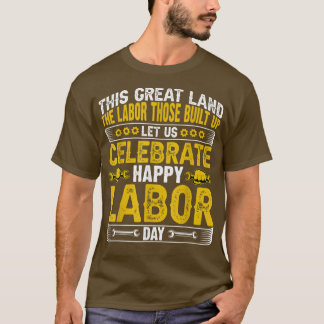 T-shirt Ce Terrain Créateur Les Travailleurs Qui Ont Const