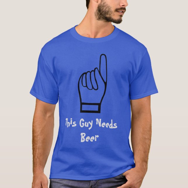 T-shirt Ce Type A Besoin De Bière (Devant)