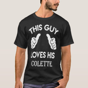 T-shirt Ce type adore son COLETTE valentine Anniversaire