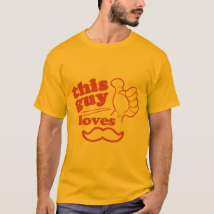 T-shirt Ce type aime la moustache