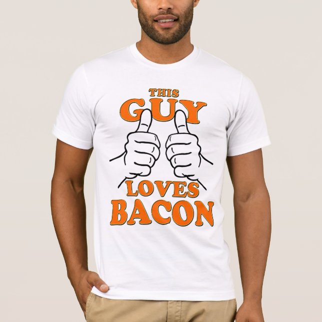 T-shirt Ce type aime le LARD (Devant)