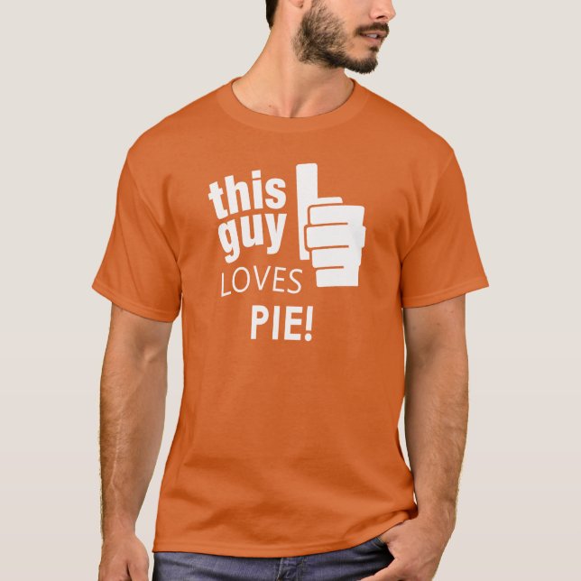 T-shirt Ce type aime le tarte ! (Devant)