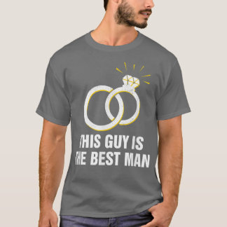 T-shirt Ce Type Est Le Meilleur Homme Bridesman Bachelor G