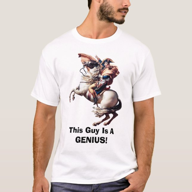 T-shirt Ce type est un génie ! (Devant)