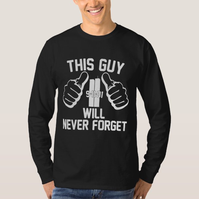 T-shirt Ce type le 11 septembre (Devant)