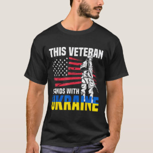 T-shirt Ce Vétéran Se Trouve En Ukraine