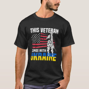 T-shirt Ce Vétéran Se Trouve En Ukraine