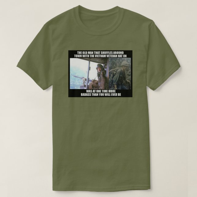 T-SHIRT CE VIEUX VÉTÉRINAIRE DU VIETNAM (Design devant)