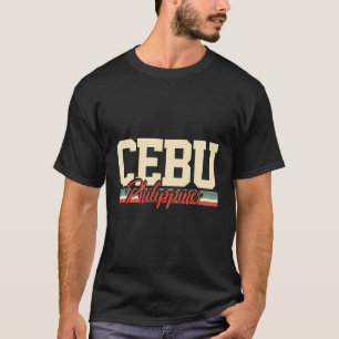 T-shirt Cebu Philippines île Retro Cadeau