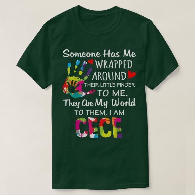 T-shirt Cece Grand-mère Surnom Cute Cece est mon nom (Design devant)