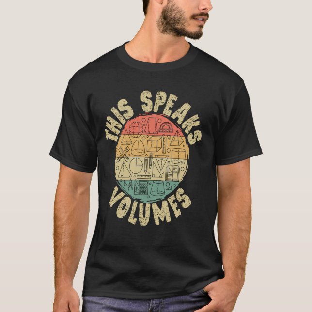 T-shirt Ceci En Dit Long, Cadeaux Pour Les Nerds De Maths  (Devant)
