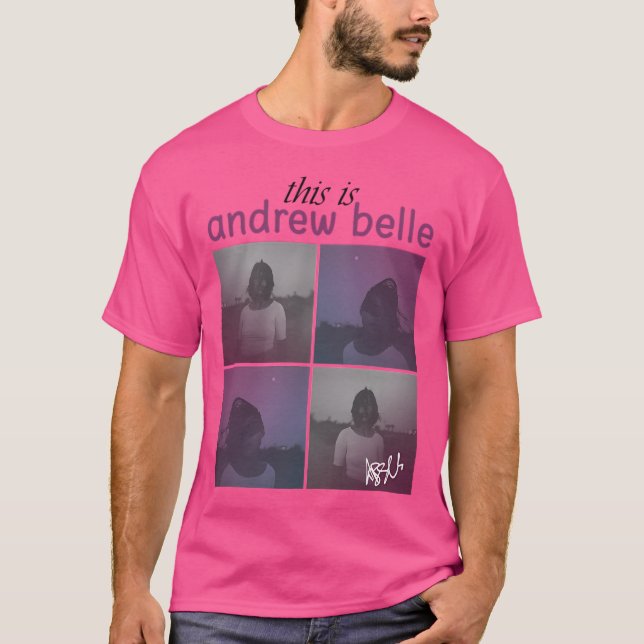 T-shirt Ceci Est Andrew Belle - Signature (Devant)