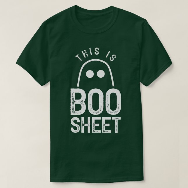 T-shirt Ceci est Boo Sheet Ghost Ghosts Halloween effrayan (Design devant)