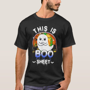 T-shirt Ceci Est De La Feuille De Boite Ghost Halloween En