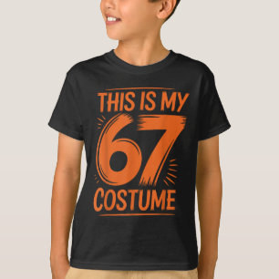 T-shirt Ceci est mon costume 67 Meme Six Sept Garçons Enfa