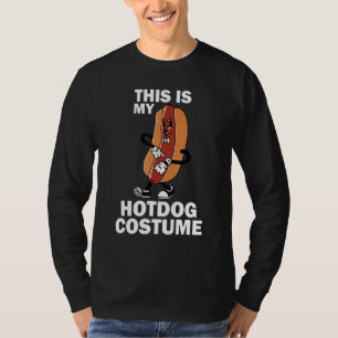 T-shirt Ceci est mon costume de hotdog Halloween à petit b