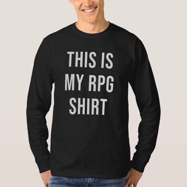 T-shirt Ceci est mon JDR    Donjons DM Maître  D20 Dragons (Devant)