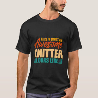 T-shirt Ceci est W Un Tricoteur Génial Ressemble