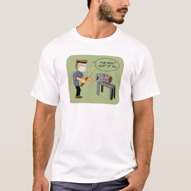 T-shirt Ceci ne blessera pas la bande dessinée drôle de (Devant)