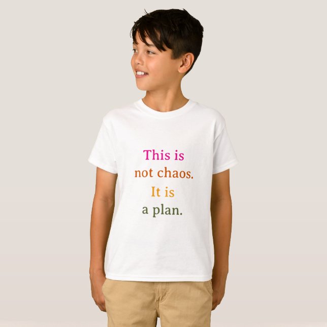 T-shirt Ceci n'est pas le chaos (Devant entier)