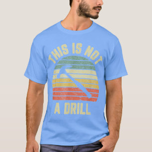 T-shirt Ceci n'est pas un exercice rétro drôle marteau hom