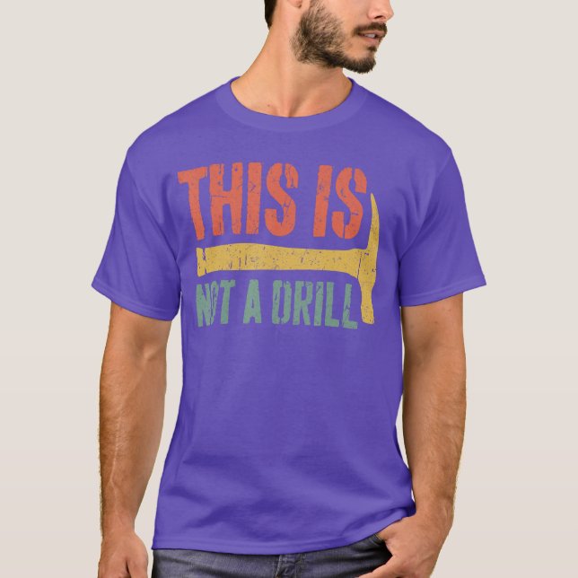 T-shirt Ceci n'est pas un marteau de bricoleur constructeu (Devant)