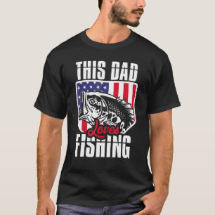 T-shirt Ceci Papa Aime La Pêche Le Mieux Pêcheur Papa Homm