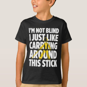 T-shirt Cécité Pour Les Aveugles Personne Aveugles Braille