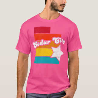 T-shirt Cedar City Utah Souvenir Vintage désaffecté 2