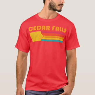 T-shirt Cedar Falls Iowa Souvenir Vintage en détresse