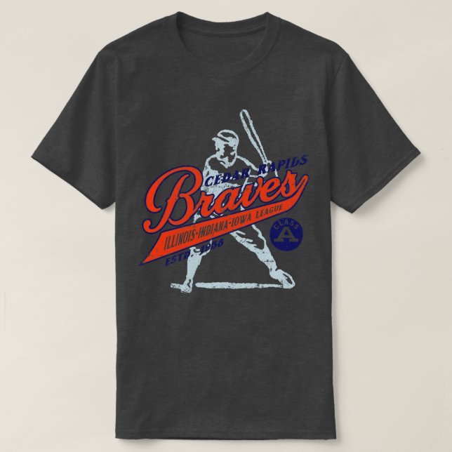 T-shirt Cedar Rapids Braves (Design devant)